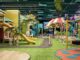 Khu vui chơi trong nhà với các attractions và khu F&B