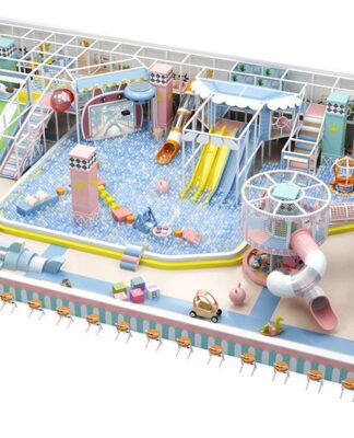Thiết kế chơi phát triển kỹ năng cho sân chơi 50–150 m² Không gian sân chơi nhỏ đa chức năng với tường leo, bậc nhảy và góc sensory