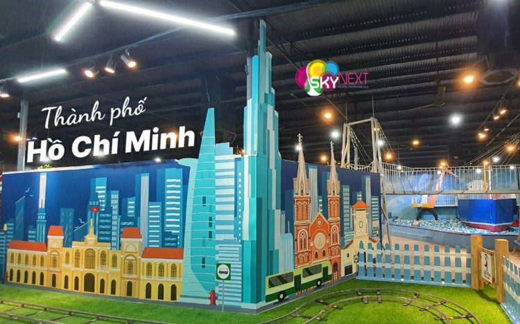 Thiết kế trải nghiệm khu vui chơi trẻ em: xu hướng & chỉ dẫn 2027 1 Không gian khu vui chơi trong nhà phong cách biophilic với khu leo trèo modular