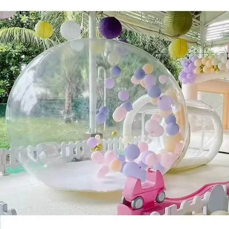 Nhà phao giáo dục: kịch bản STEAM, tiêu chí an toàn và checklist nhà cung cấp 1 Trẻ em chơi trong nhà phao giáo dục màu sắc tươi sáng