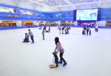 Trượt tuyết kết hợp giáo dục cho trẻ em và trường học